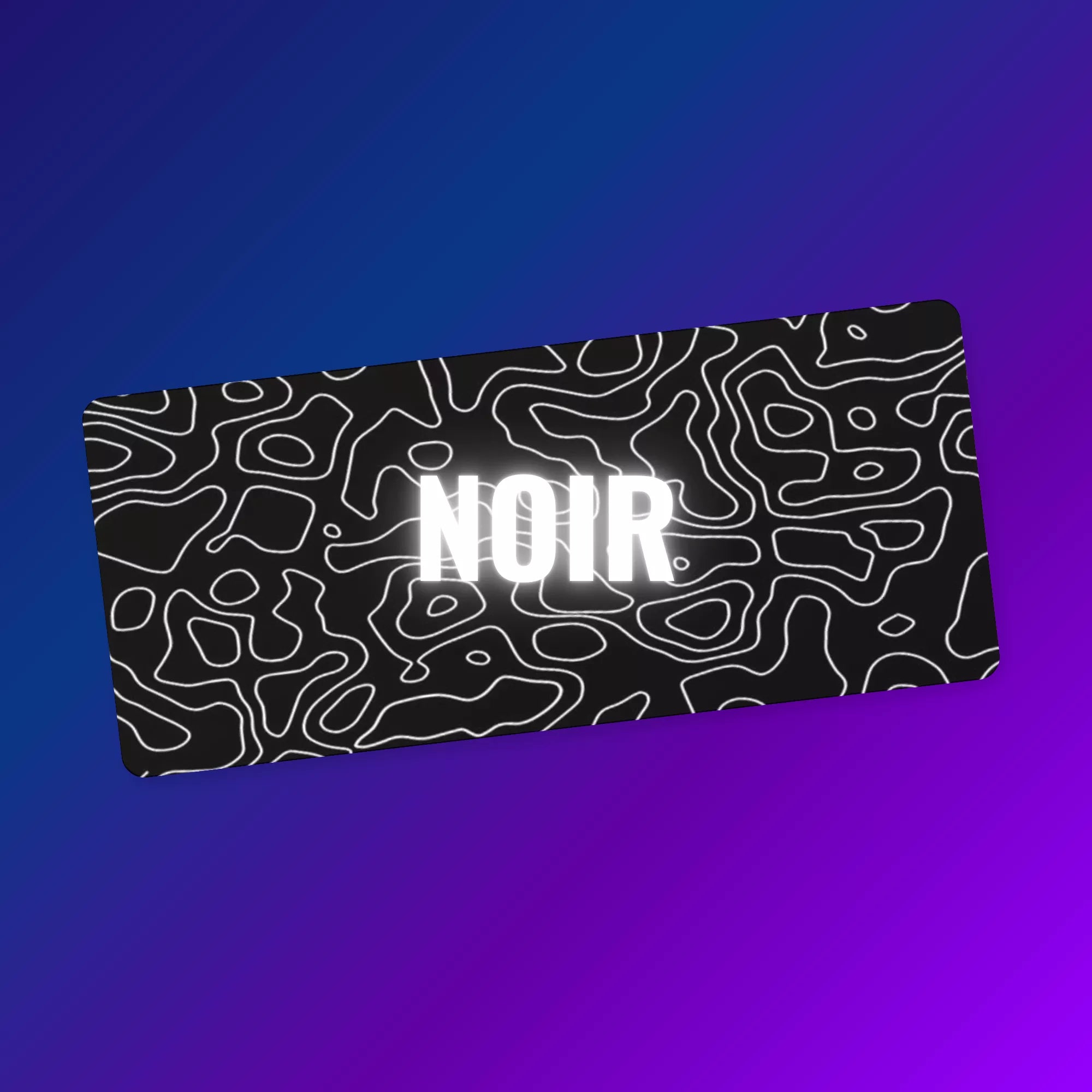 Collection tapis de souris noir (rgb, anime, gamer)