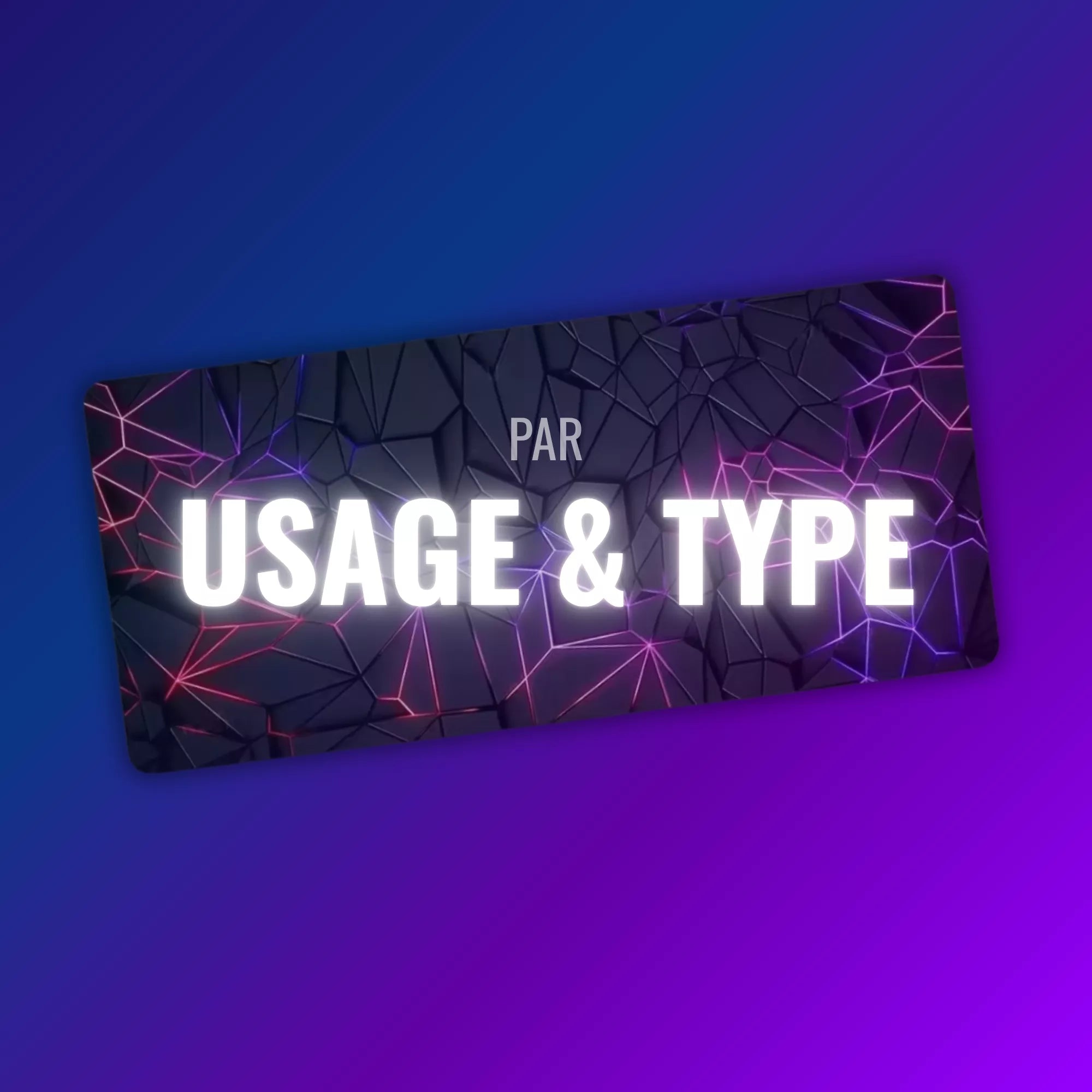 Collection tapis de souris par Usage et type