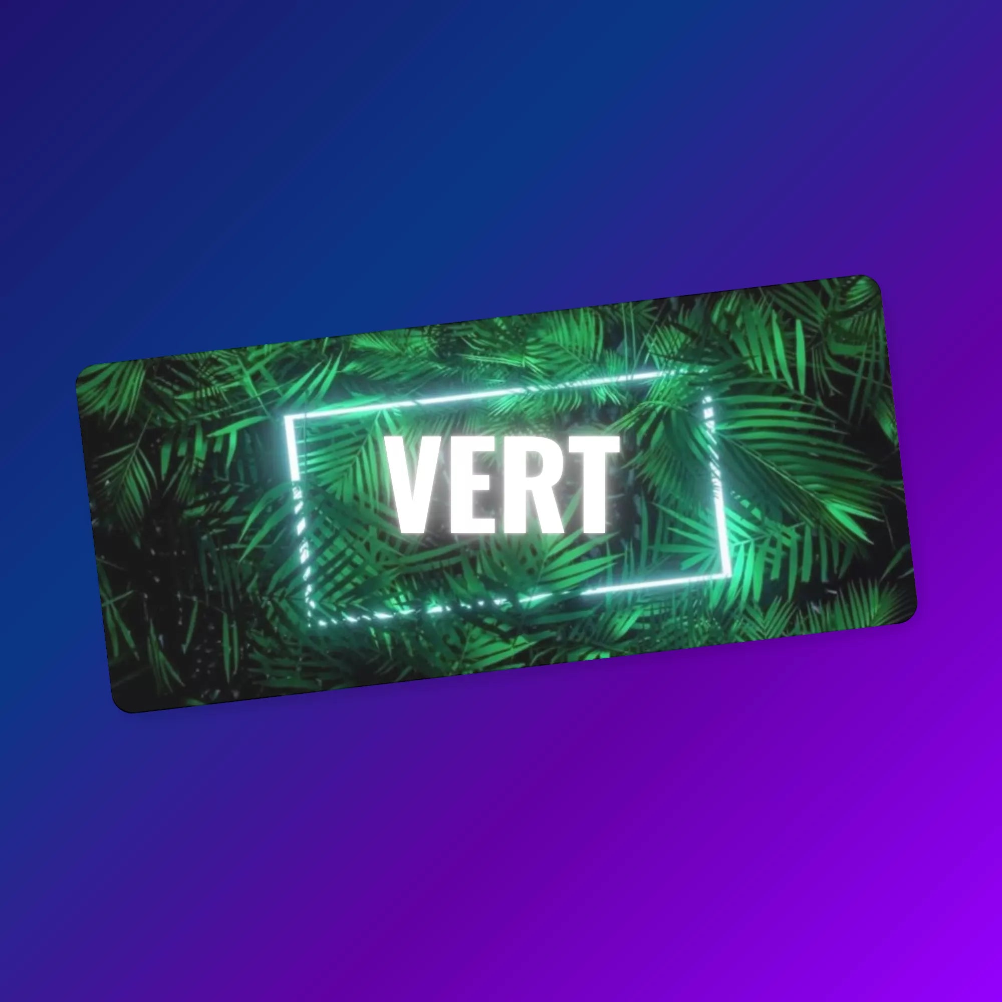 Collection tapis de souris vert lumineux et standard