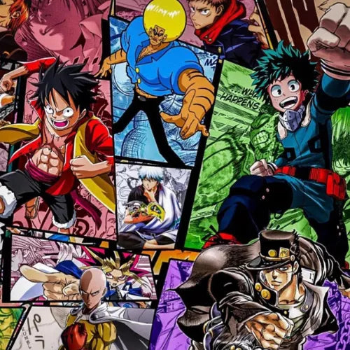 Collection tapis de souris Anime (one piece, naruto, dbz)