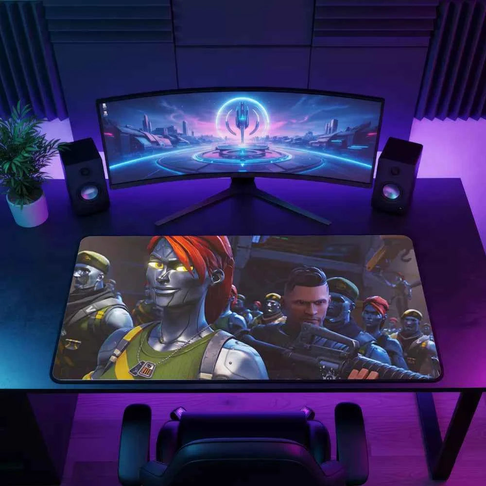 grand tapis de souris fortnite gamer 1