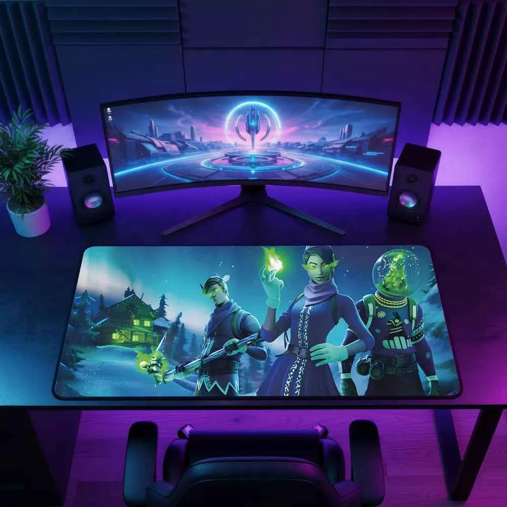 Grand tapis de souris gamer - Fortnite Skin Lutin