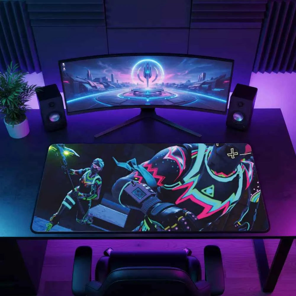 Grand tapis de souris gaming - Fortnite Mode Survie