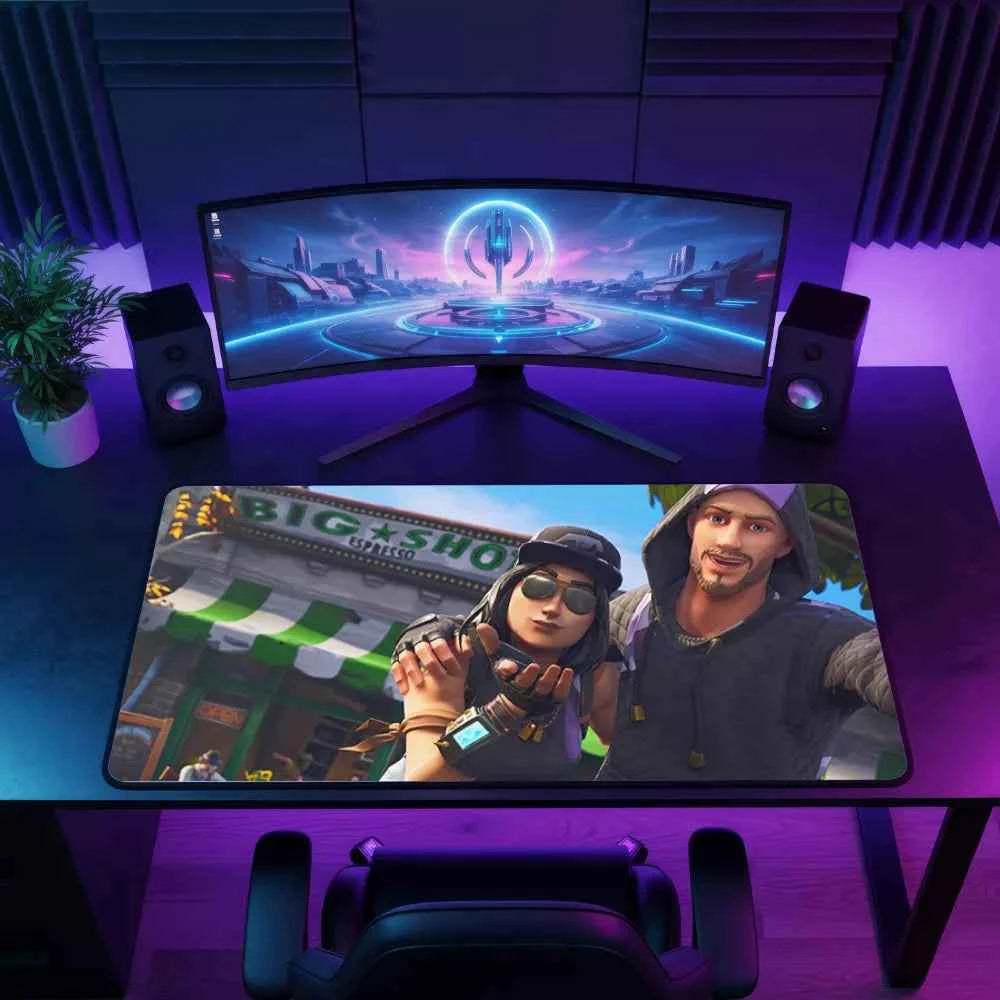 Tapis de souris XL - Fortnite couple