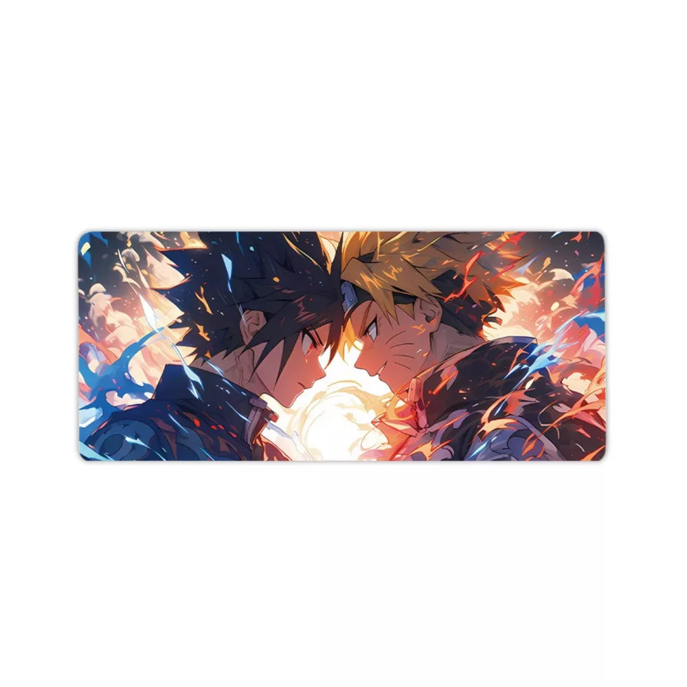 Meilleur tapis de souris Naruto Sasuke vs Naruto – grand tapis de souris gamer xxl