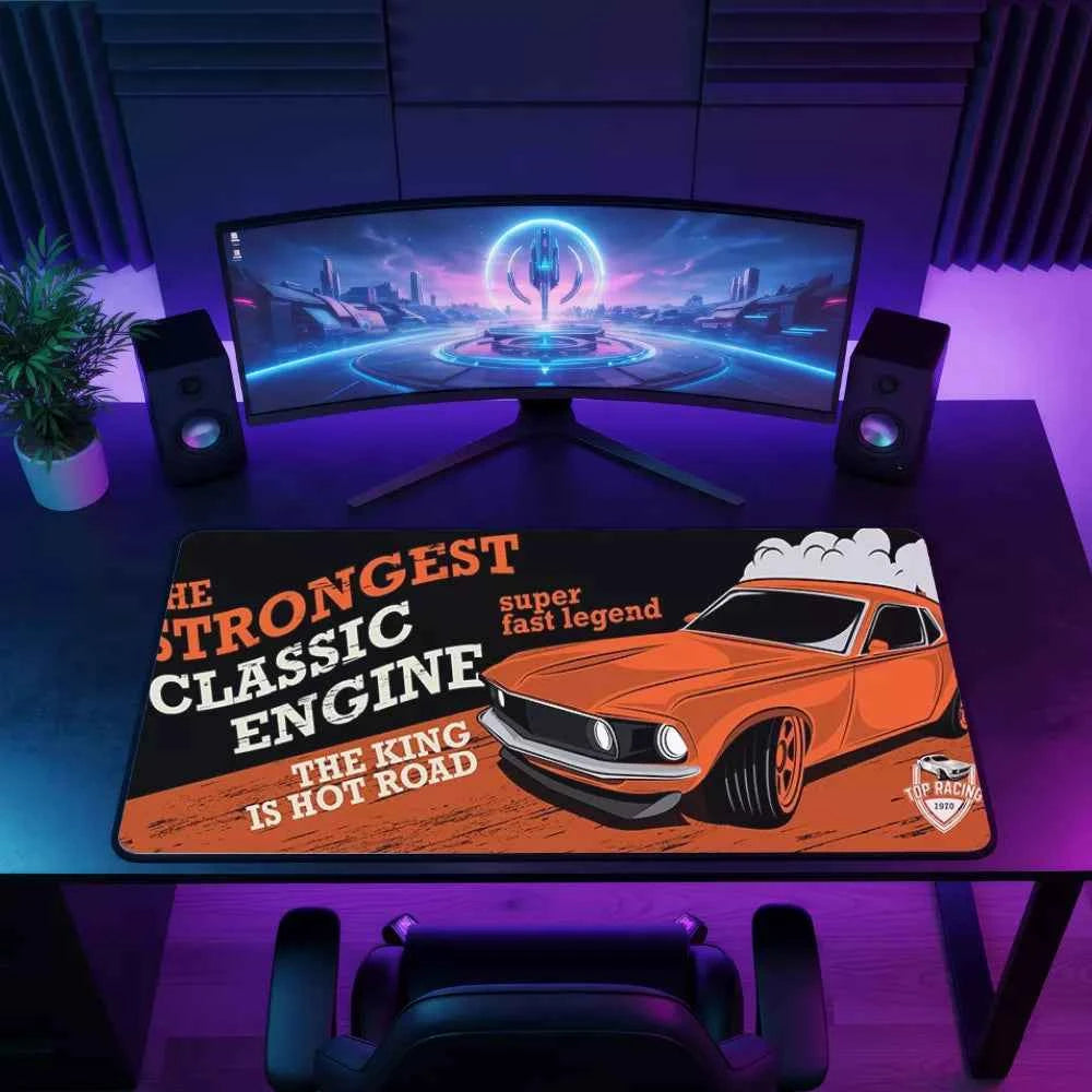 Meilleur tapis de souris voiture vintage club rouge