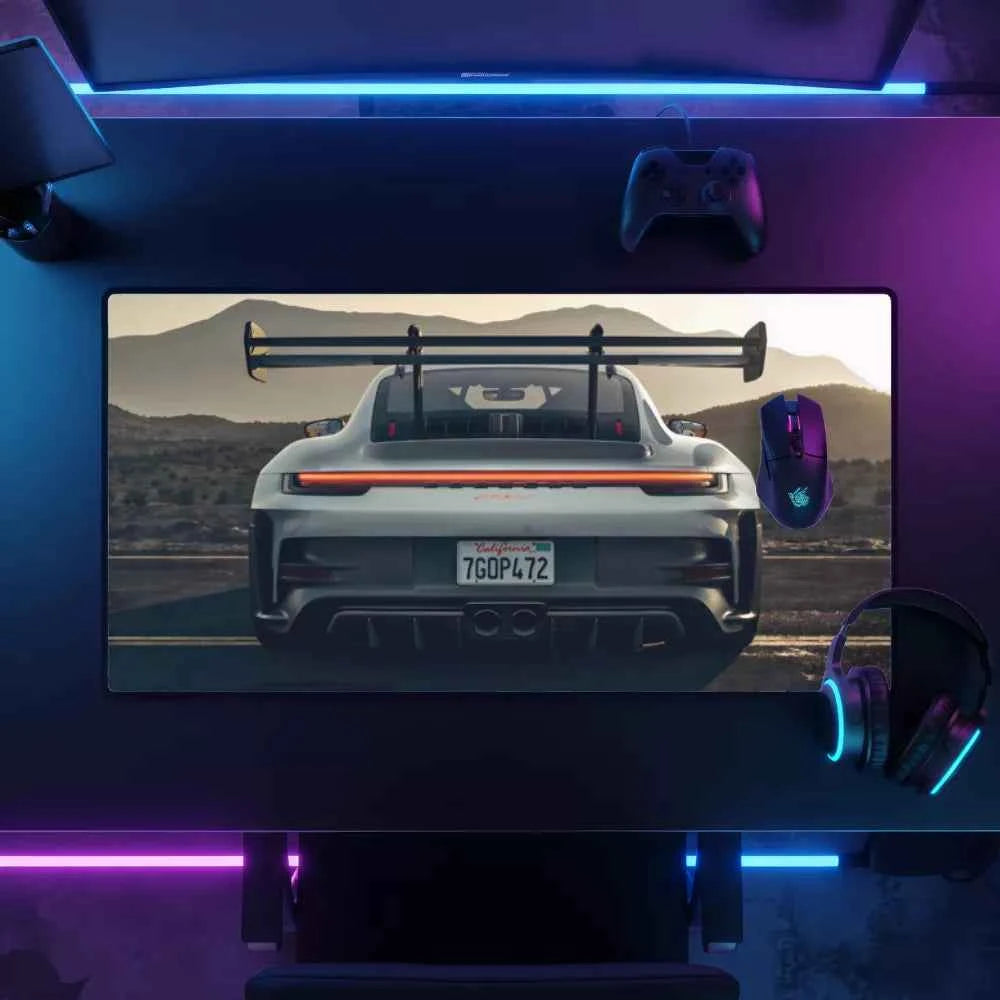 Tapis de souris XL - Porsche grise