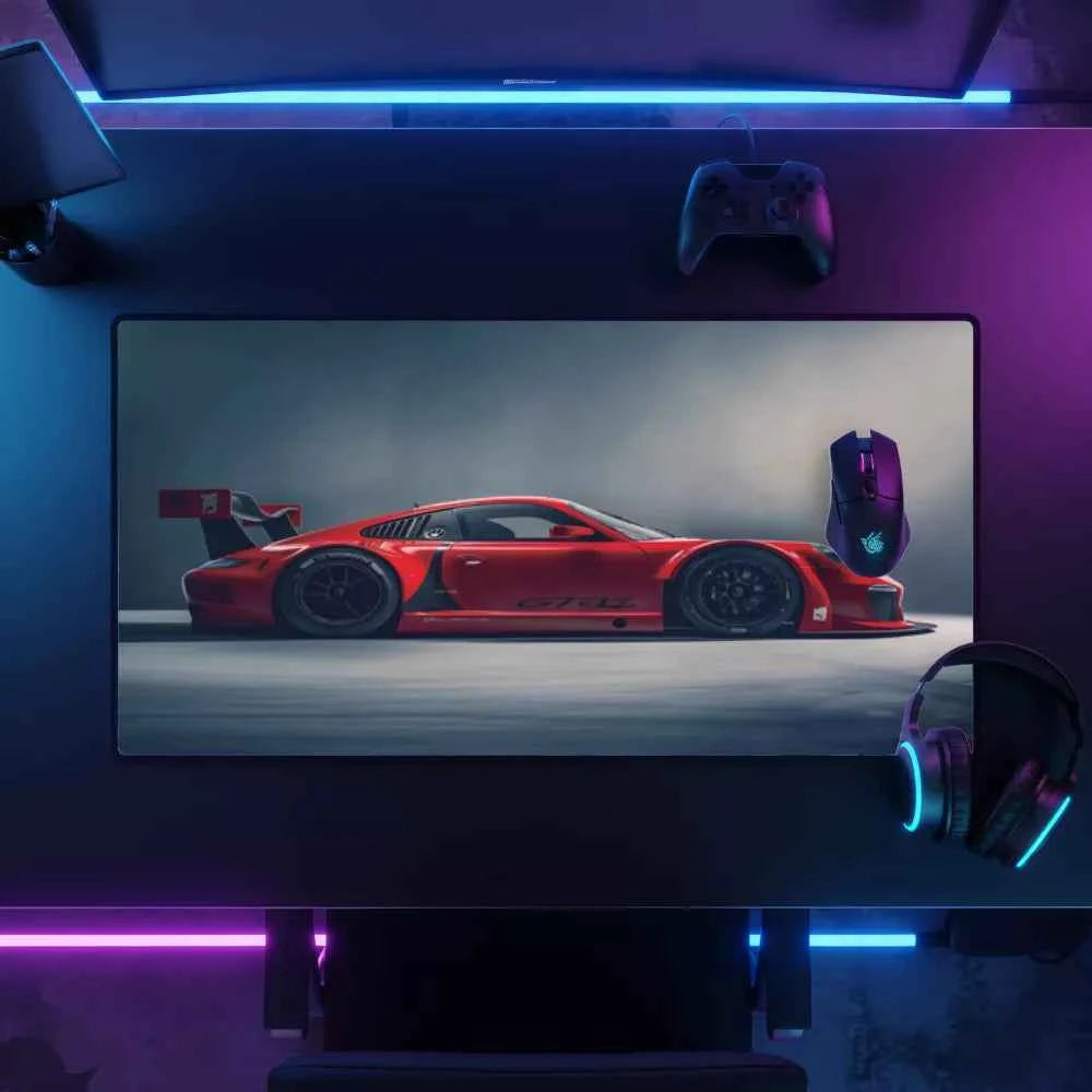 Meilleur tapis de souris voiture Porsche GT3 RS Rouge