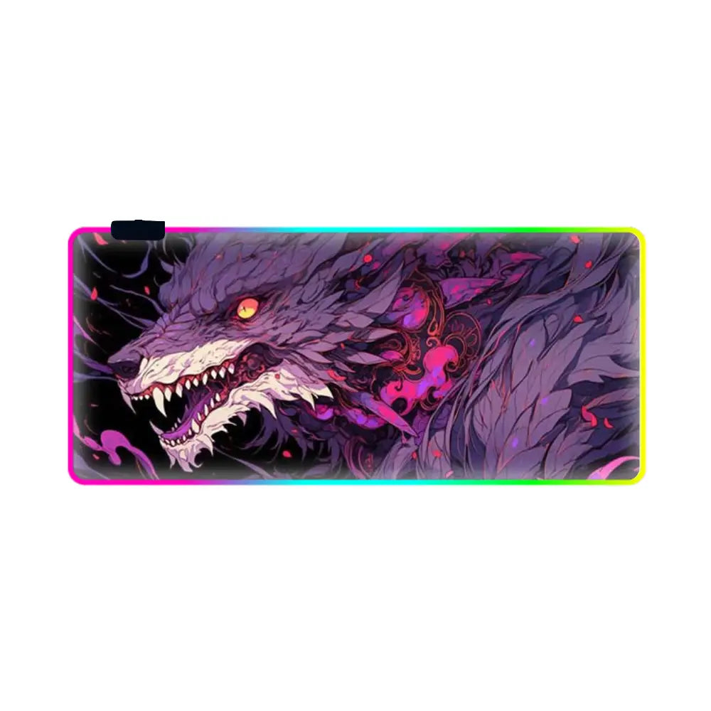 tapi de souri rgb jeux videos loup mystique