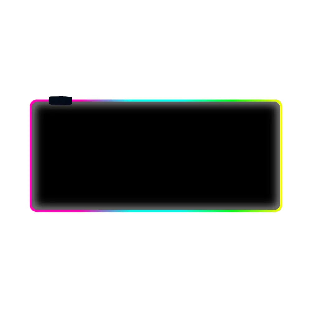 tapis de souris xxl gaming rgb noir