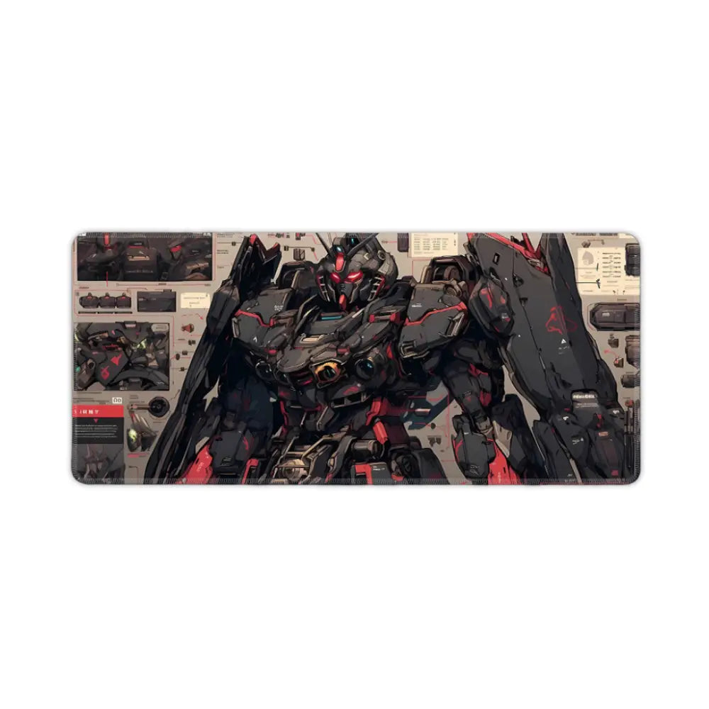 Tapis de souris XXL - Mecha Noir V2