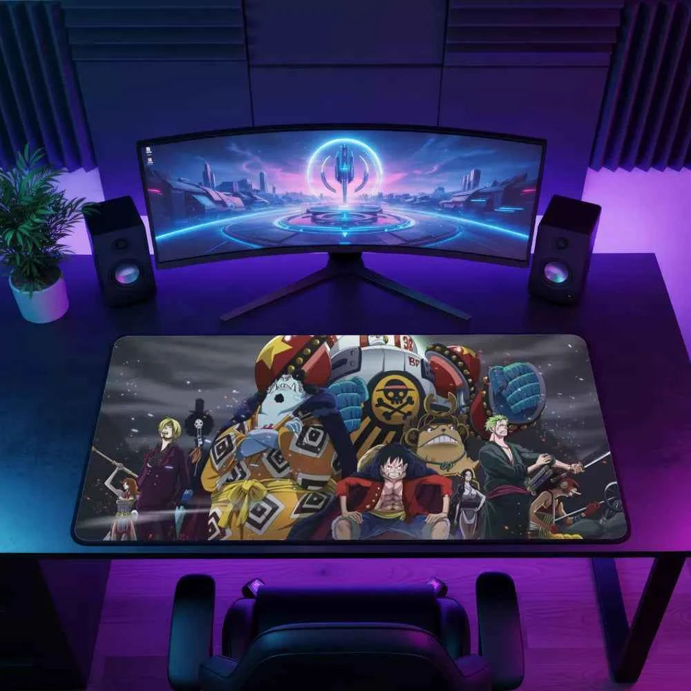 Tapis de souris 600x300 equipage au chapeau de paille