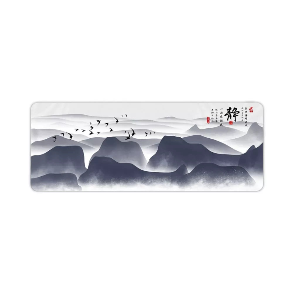 tapis de souris xl paysage japon violet