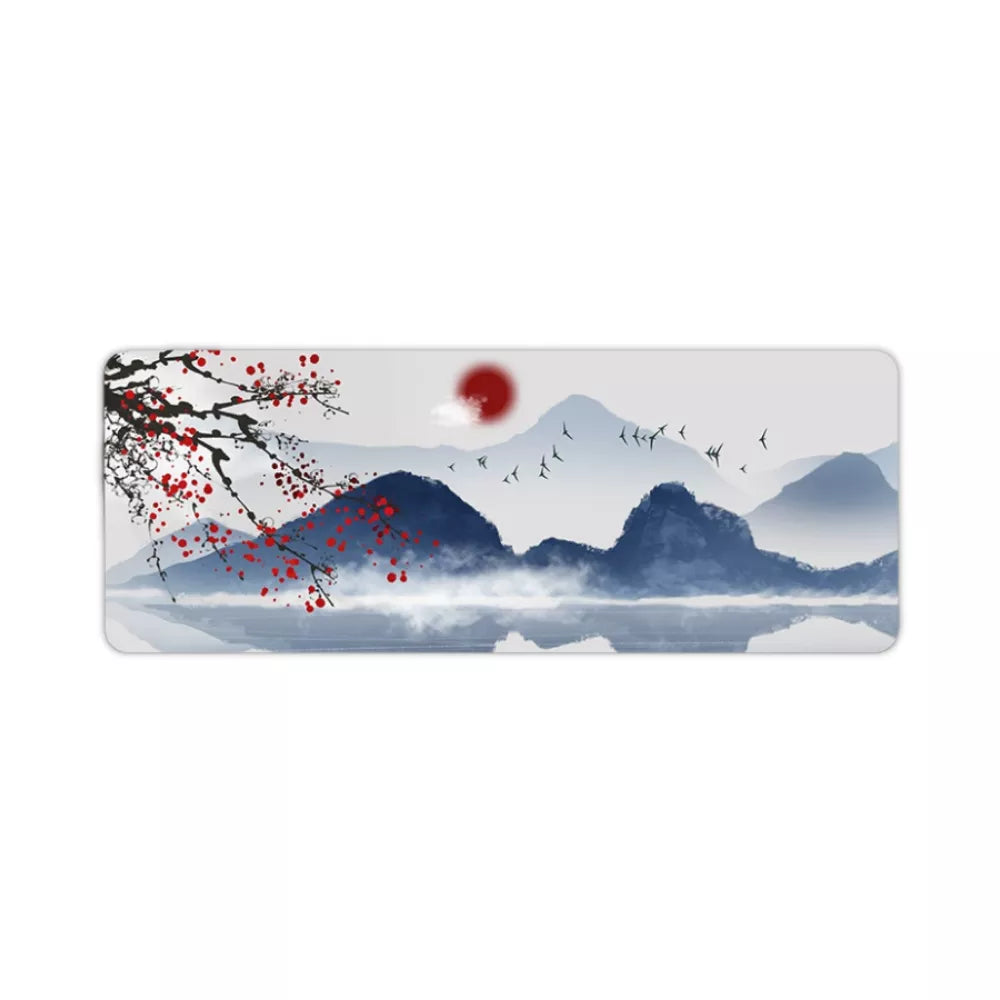 Tapis de souris xll Japon - Lune rouge