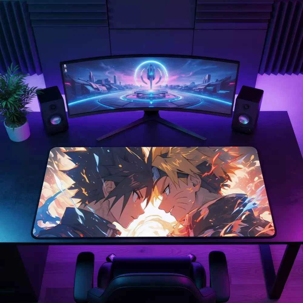 Tapis de souris Naruto xxl Sasuke vs Naruto