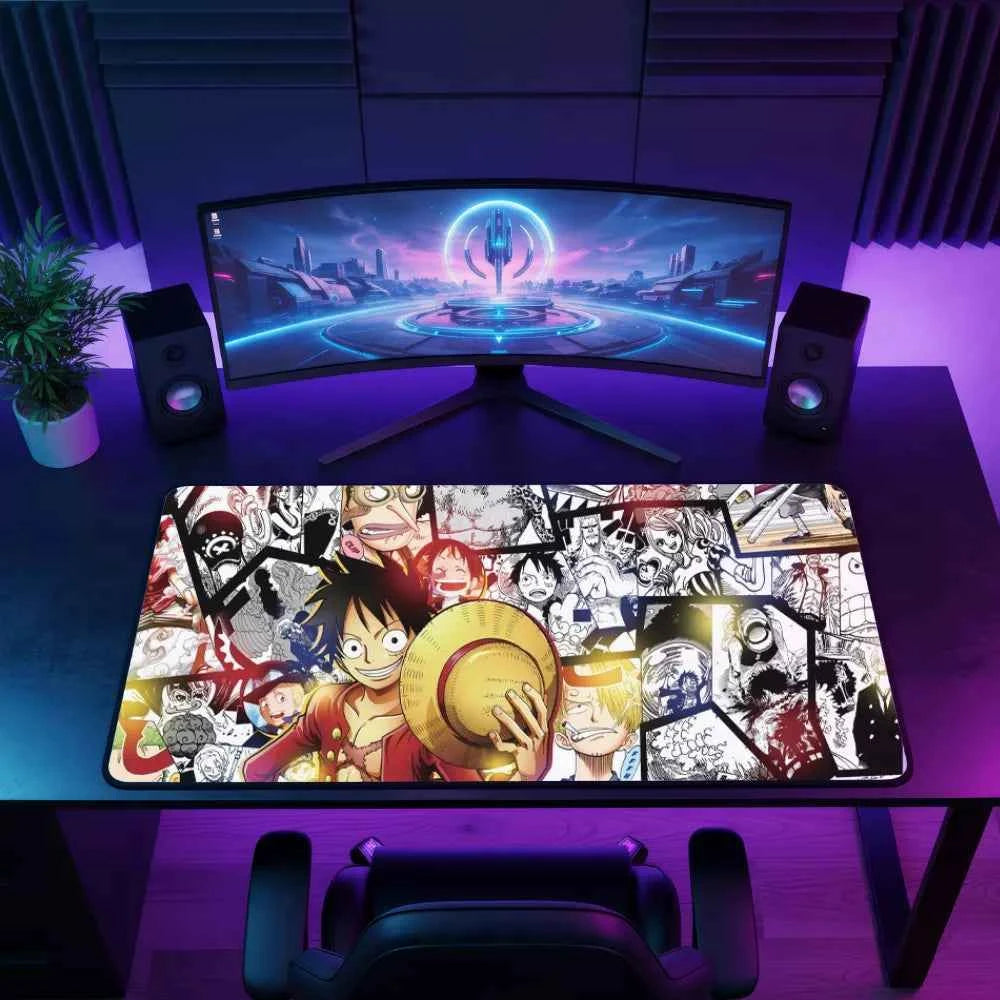 Tapis de souris One Piece xxl Luffy et son equipage