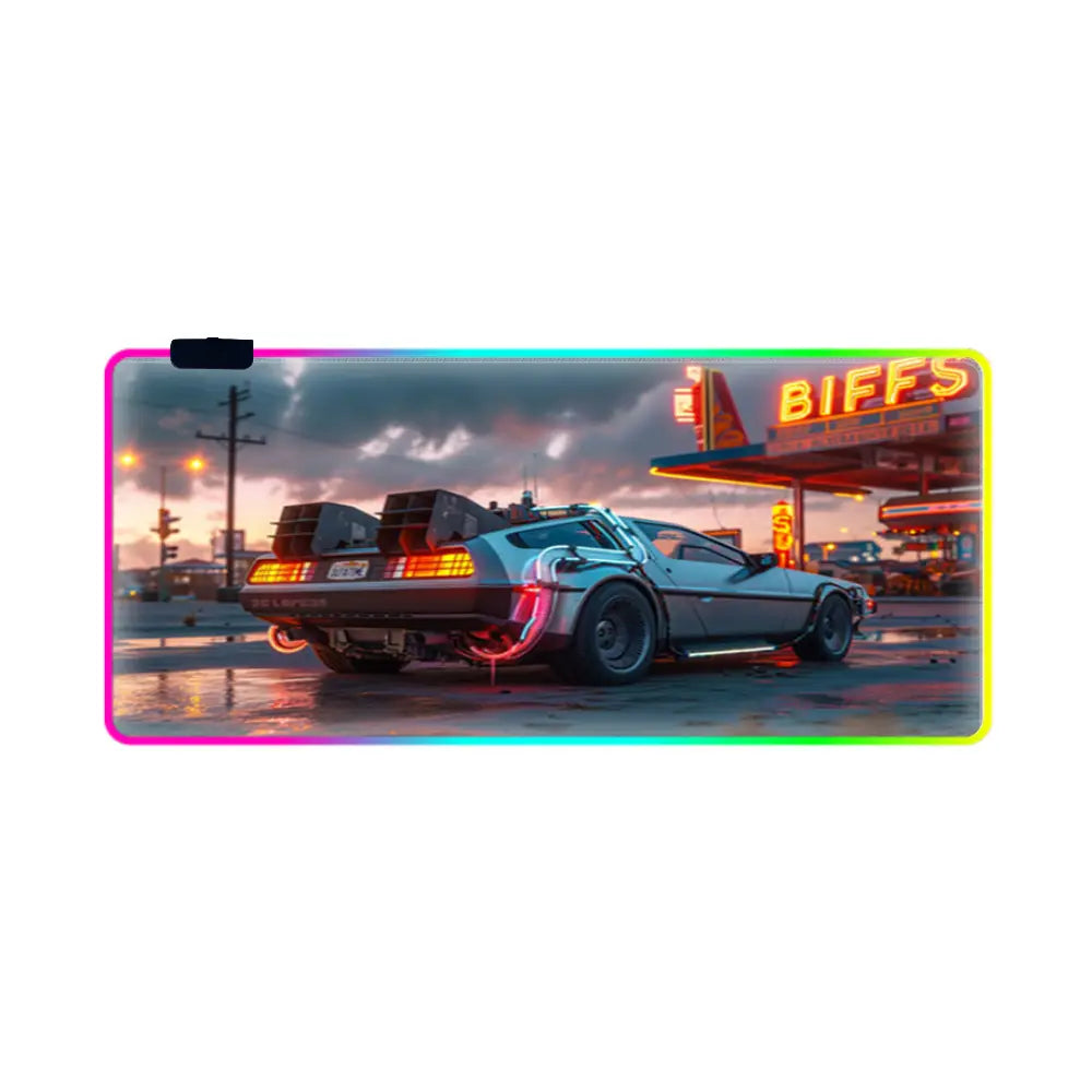 Tapis de souris RGB Delorean