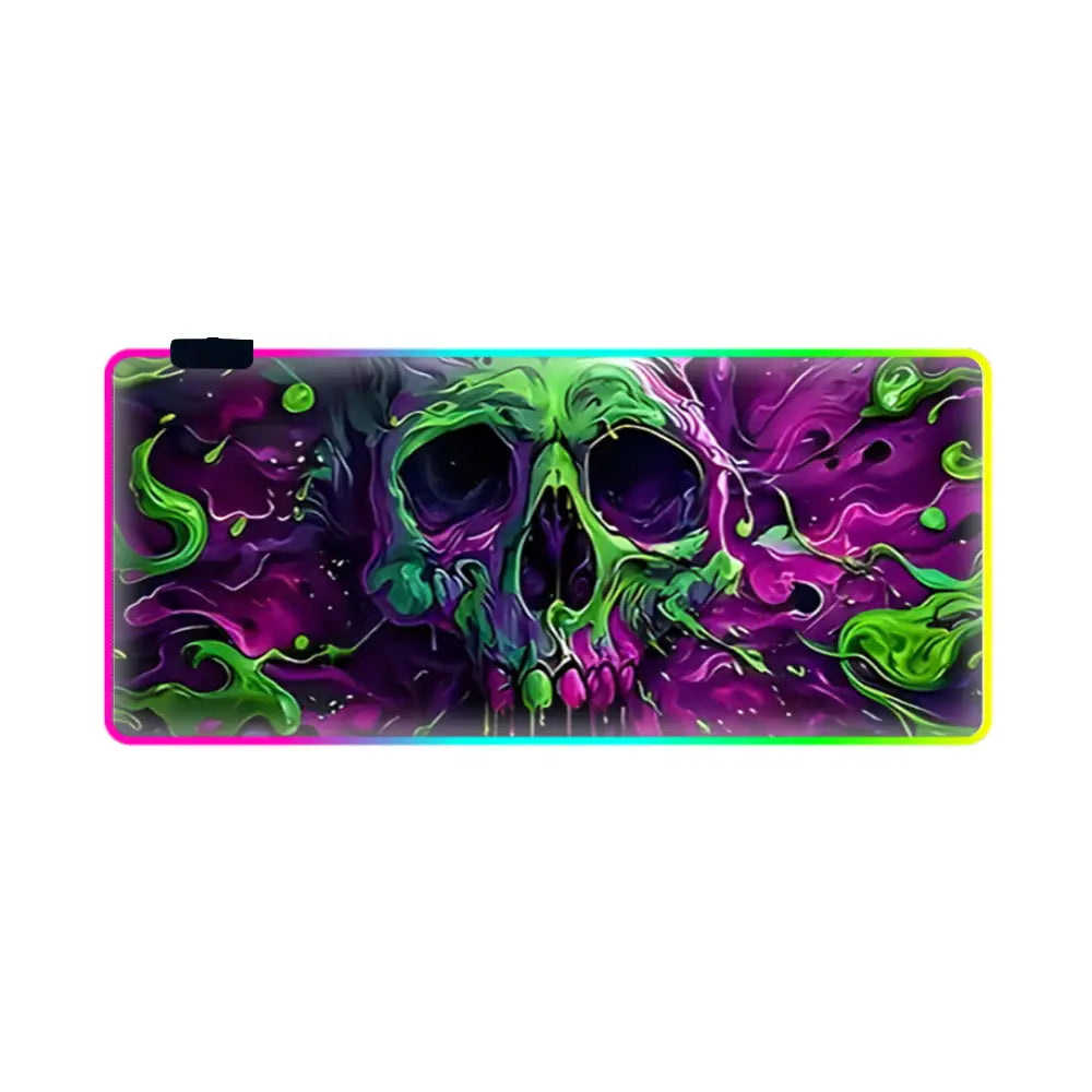 Tapis de souris RGB crane vert XXL