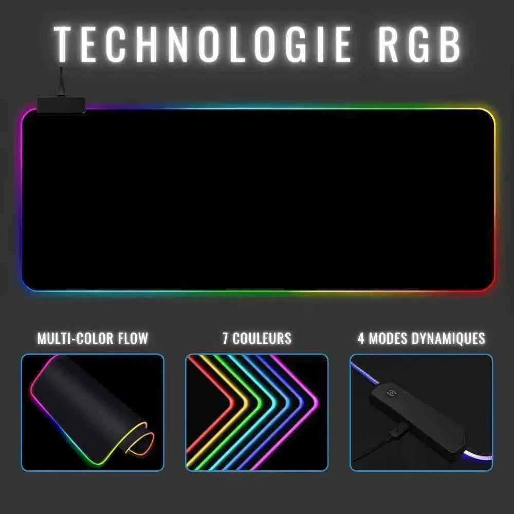 Tapis de souris RGB informations