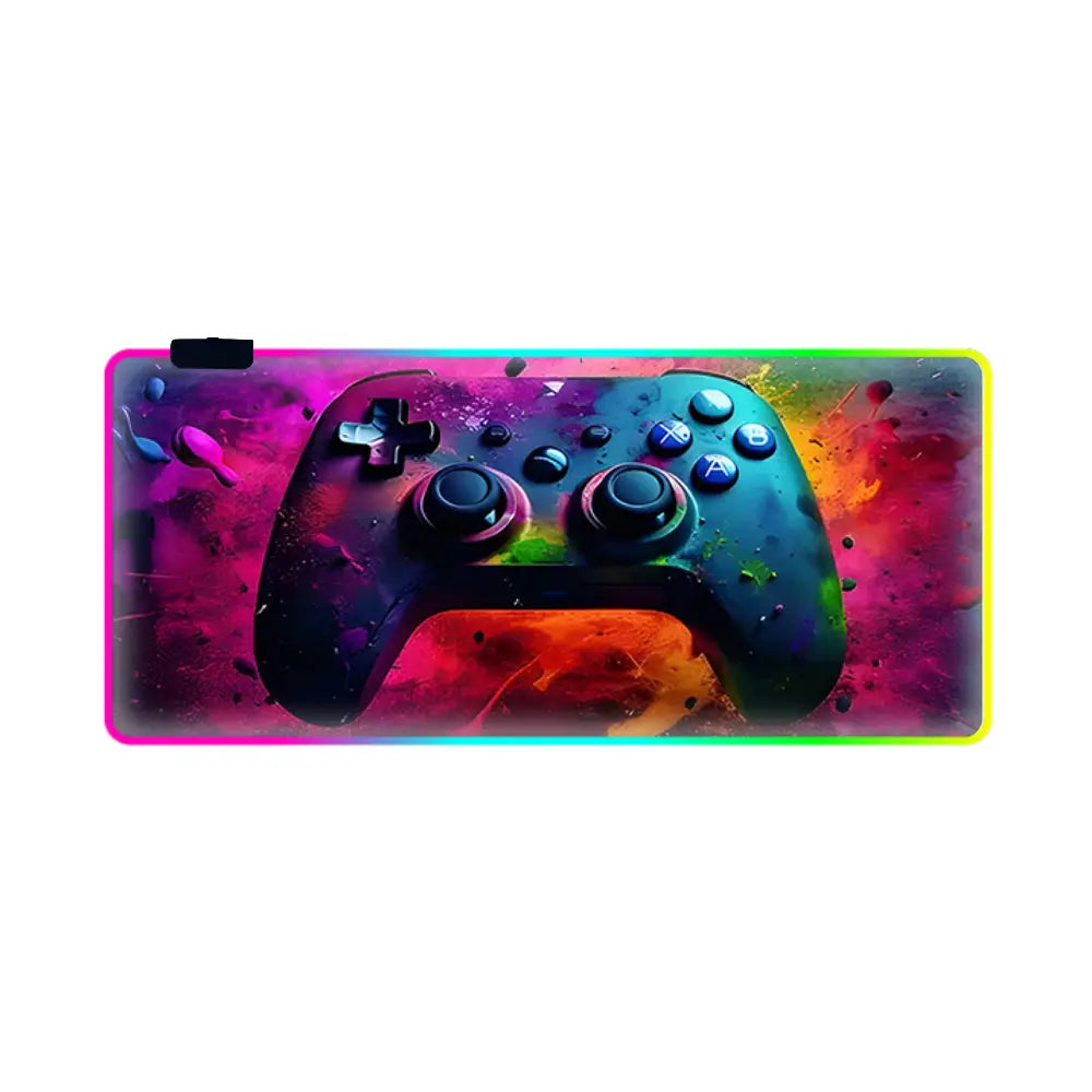 Tapis de souris RGB manette explosive