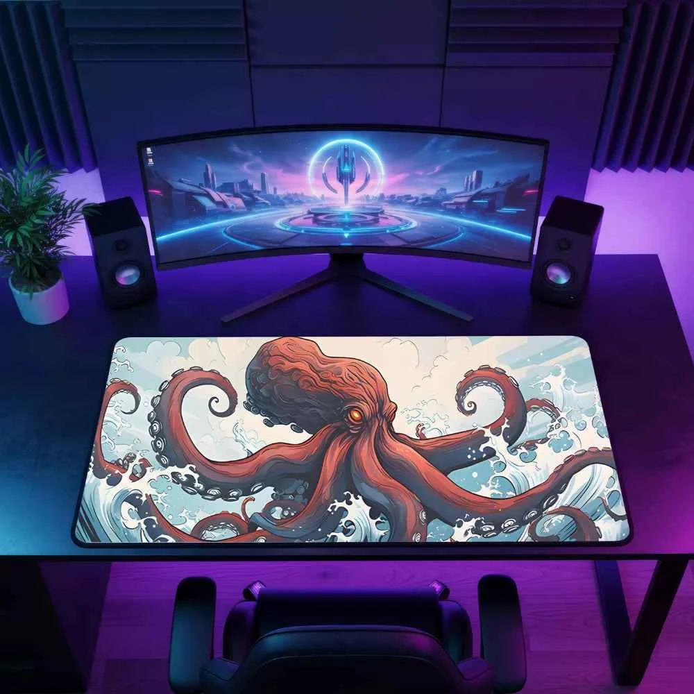 Tapis de souris XXL Japon Kraken