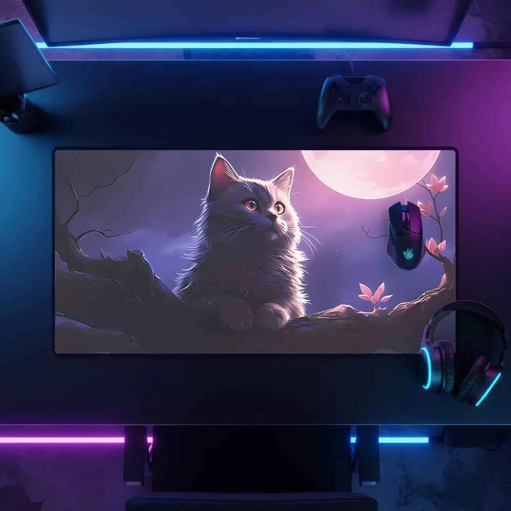 Tapis de souris XXL Japon chat