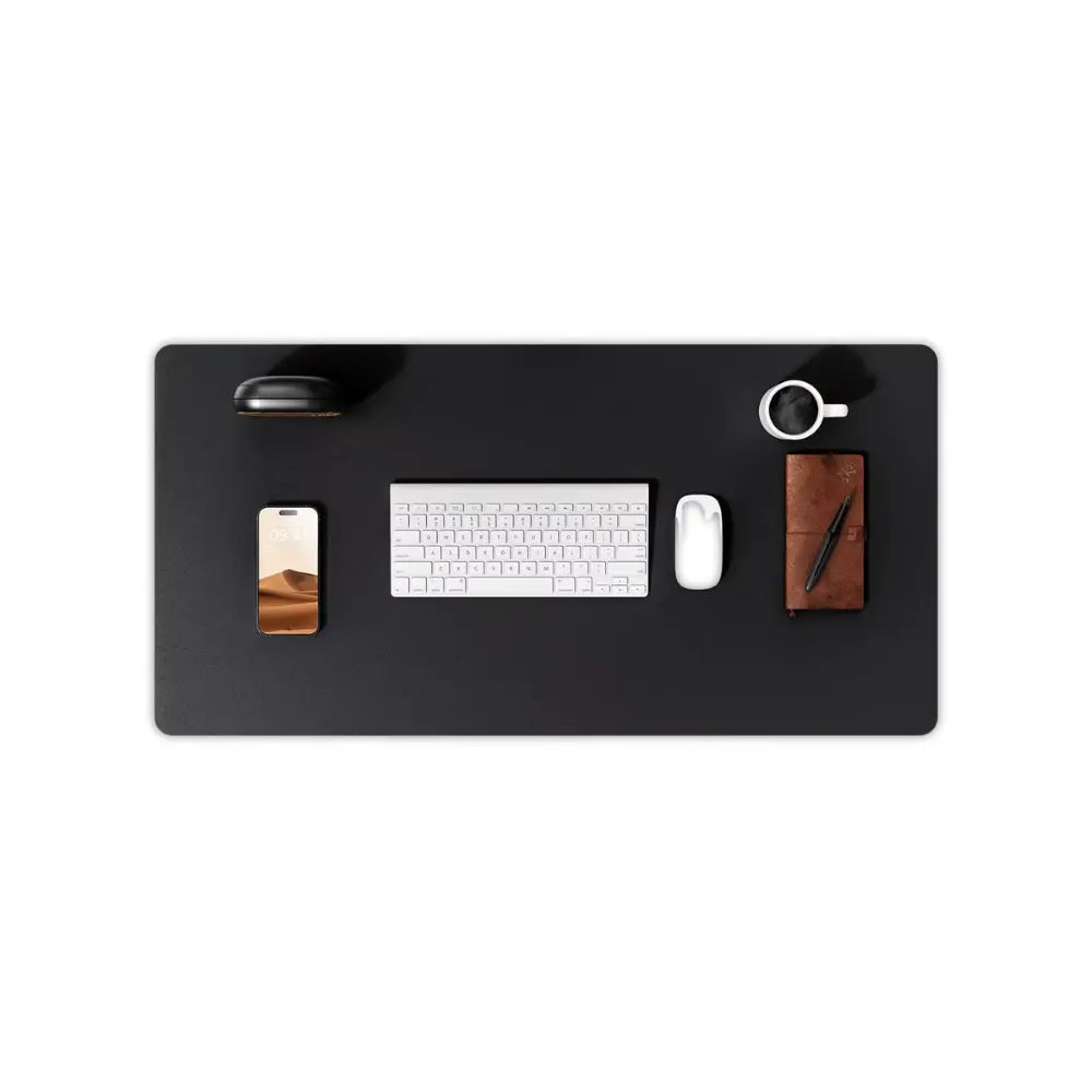 tapis de souris cuir noir xxl