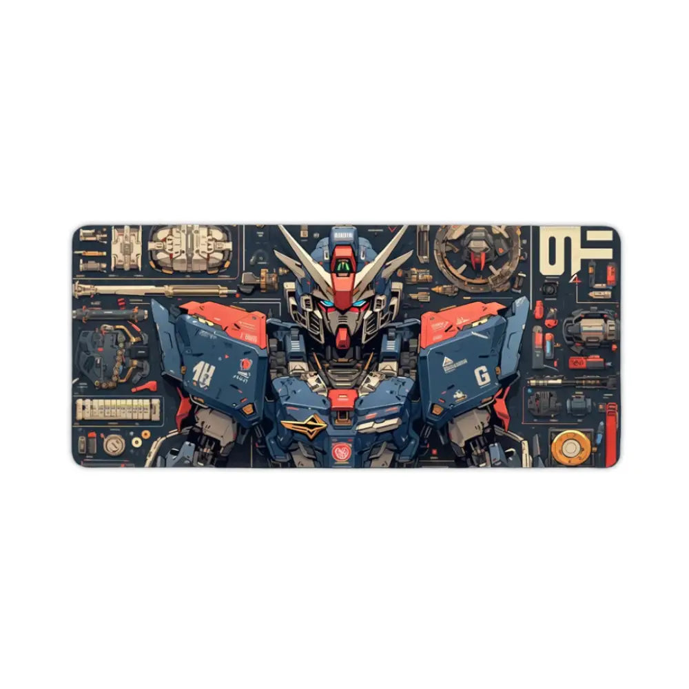  tapis de souris gamer xxl Mecha Bleu gamer