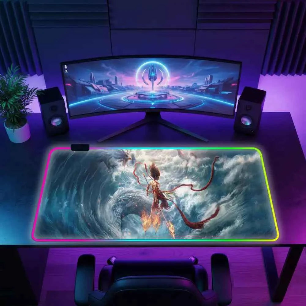 Tapis de souris gamer ne zha 2 affiche