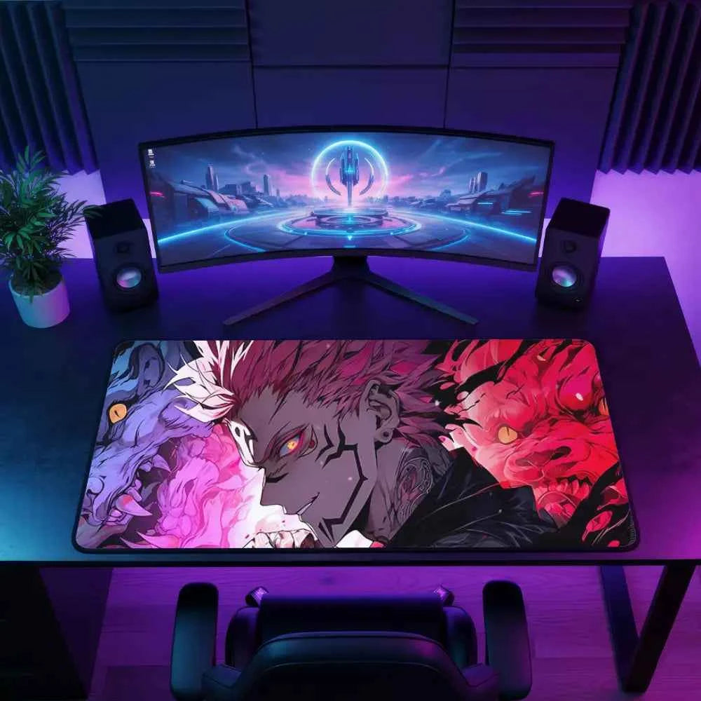 tapis de souris gamer xxl jujutsu kaisen Ryomen