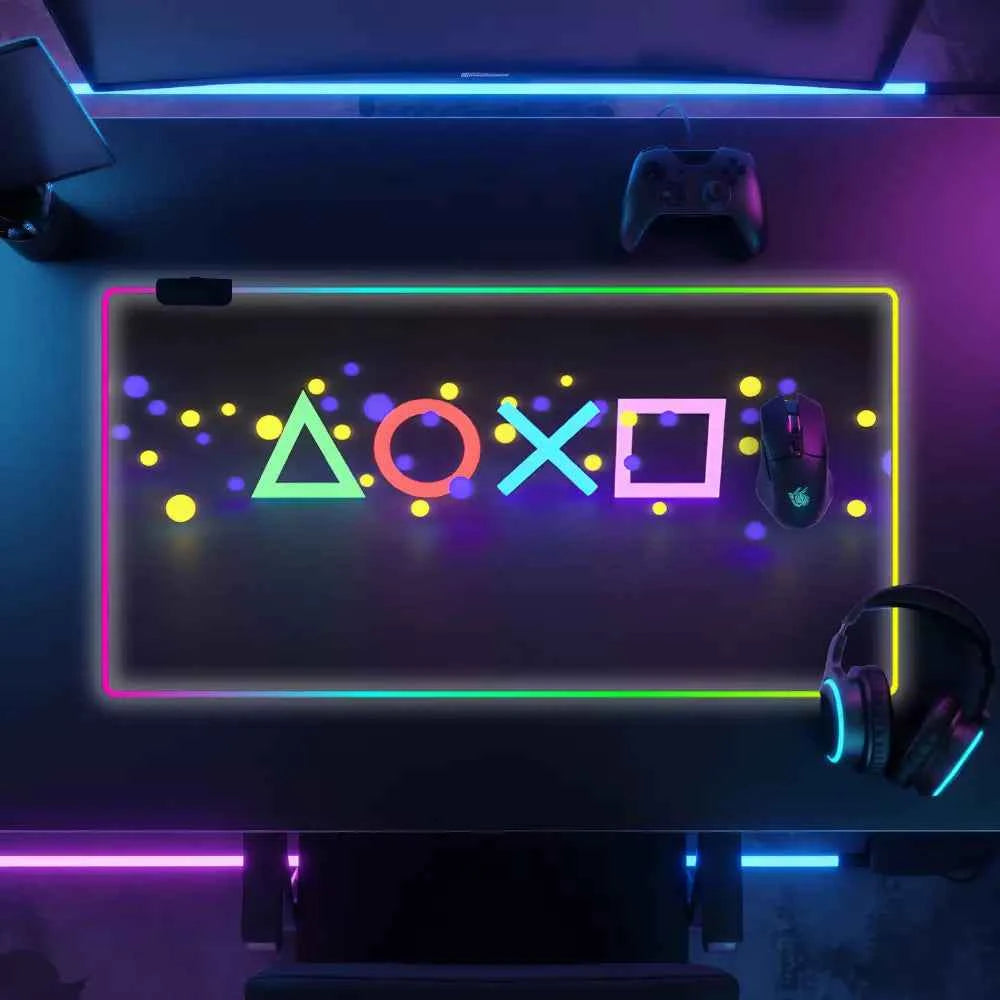 Tapis de souris gaming neon play