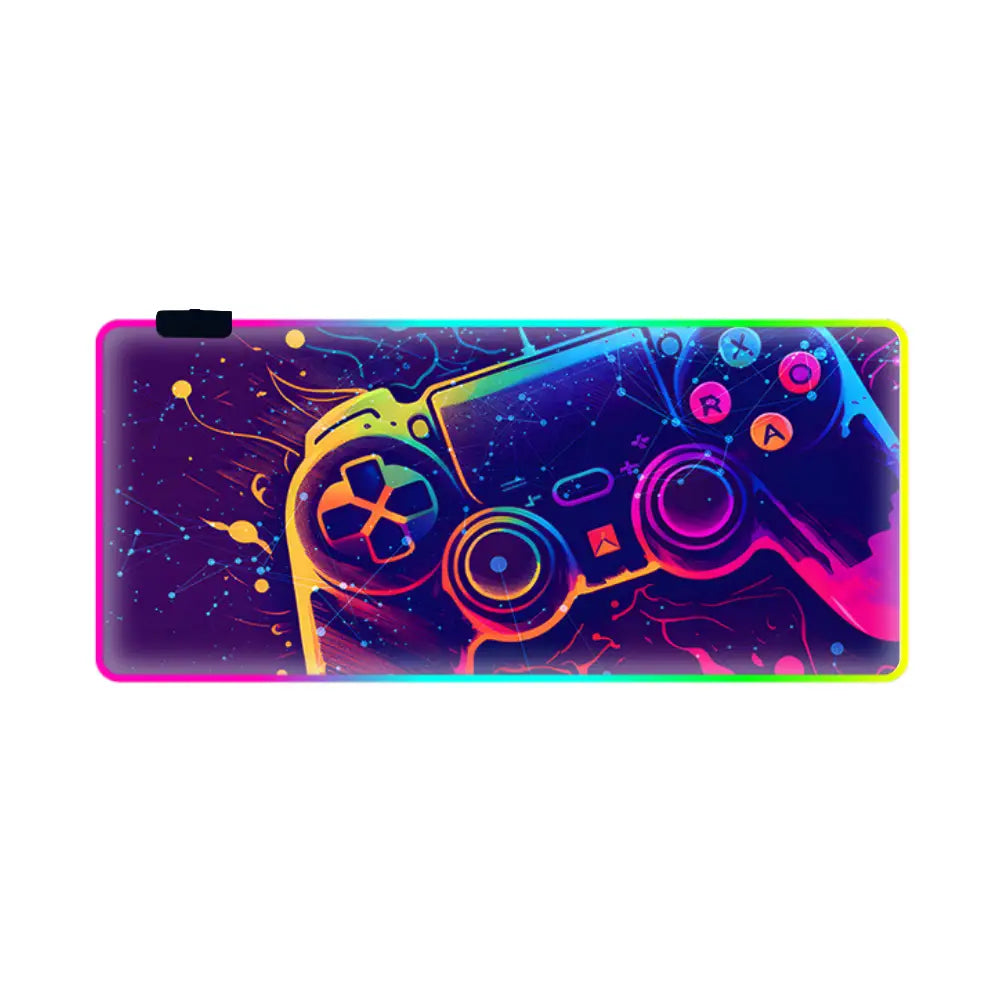 Tapis de souris manette playstation rgb