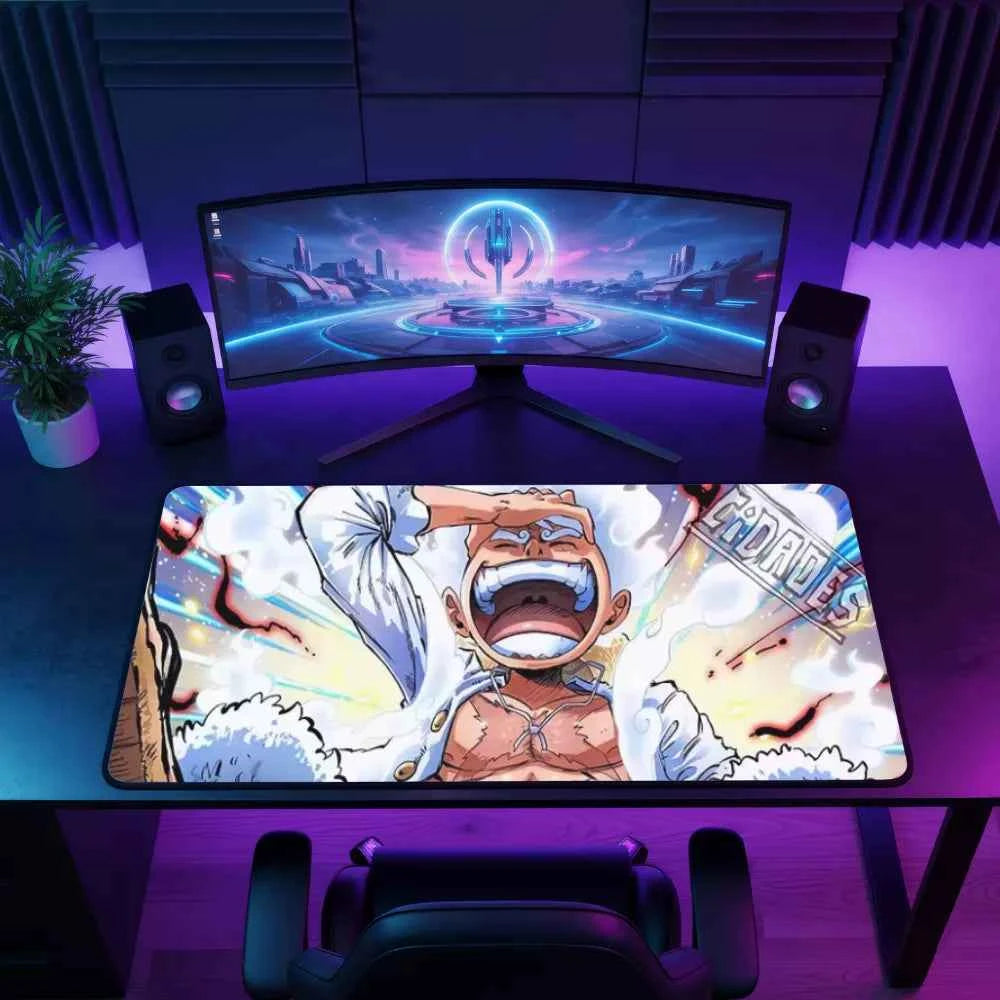 Tapis de souris manga Luffy Gear 5
