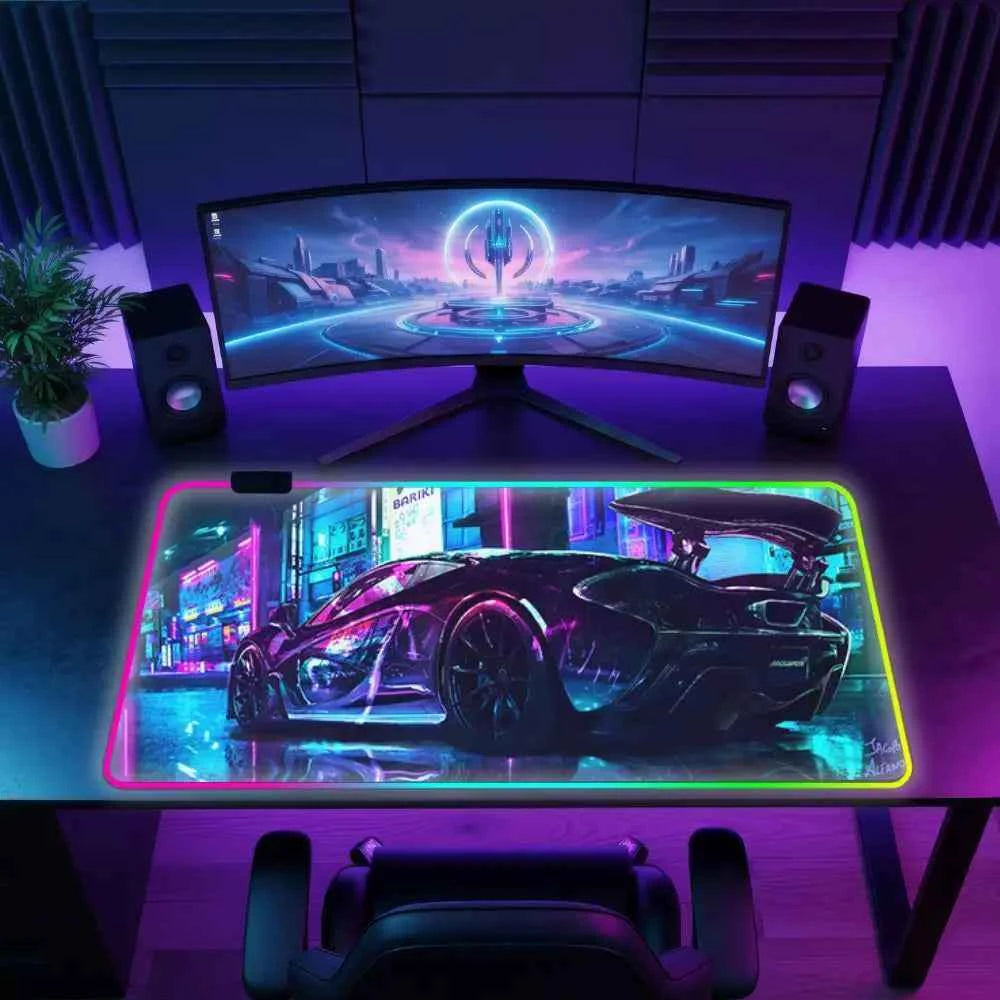 Tapis de souris neon mclaren p1 neon