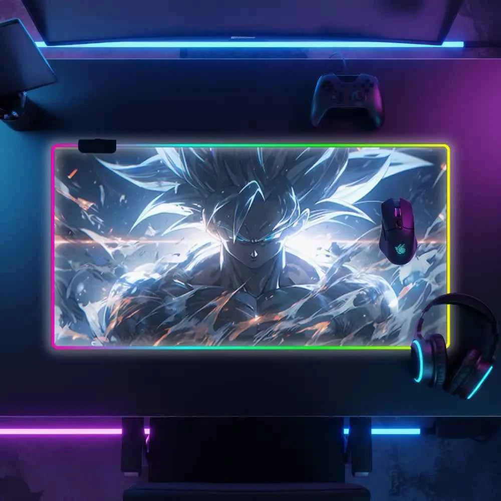 Tapis de souris neon son goku dragon ball z prime