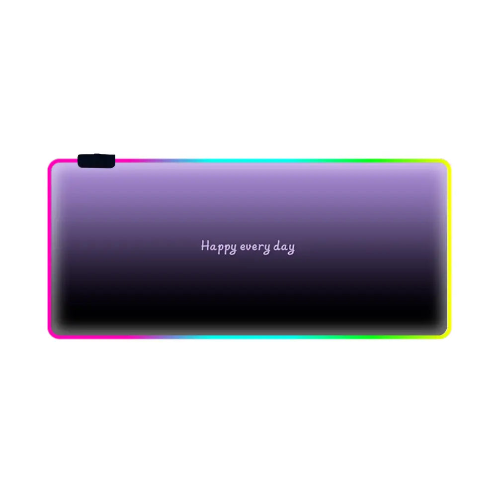 Tapis de souris neon violet happy every day
