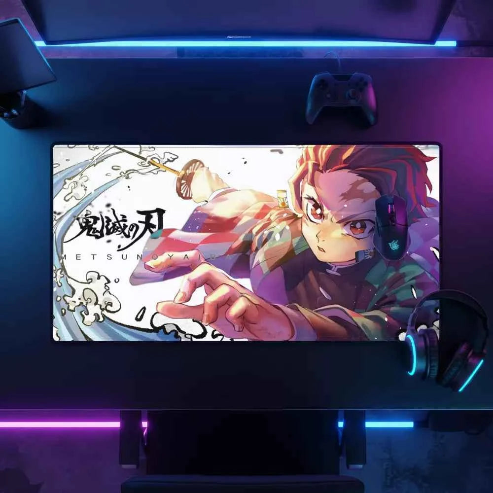 Tapis de souris pour gamer Demon Slayer