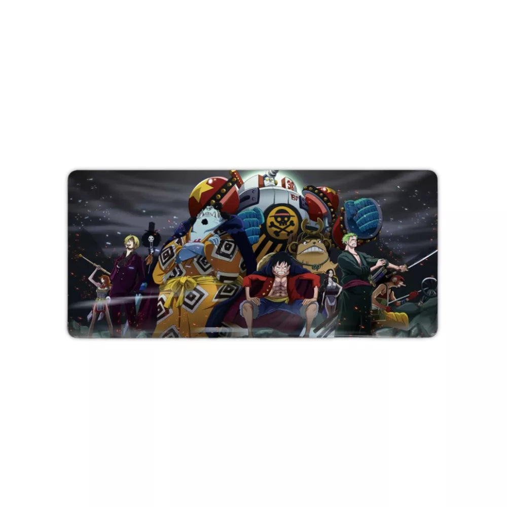 Tapis de souris pour gamer équipage au chapeau de paille