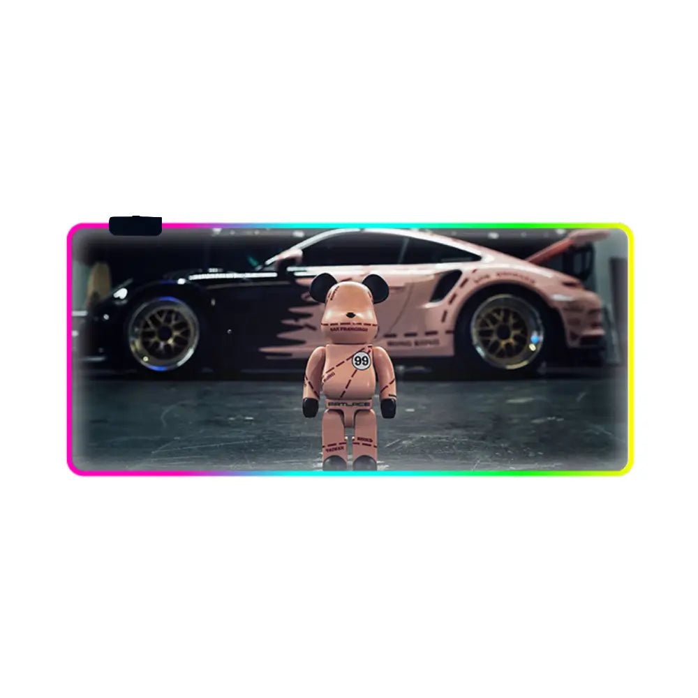 Tapis de souris rgb bearbrick devant gt3 rs