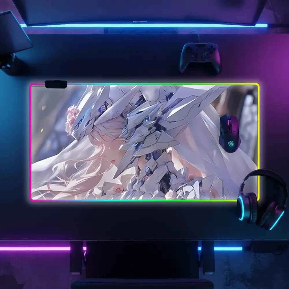 Tapis de souris rgb mecha envoutant