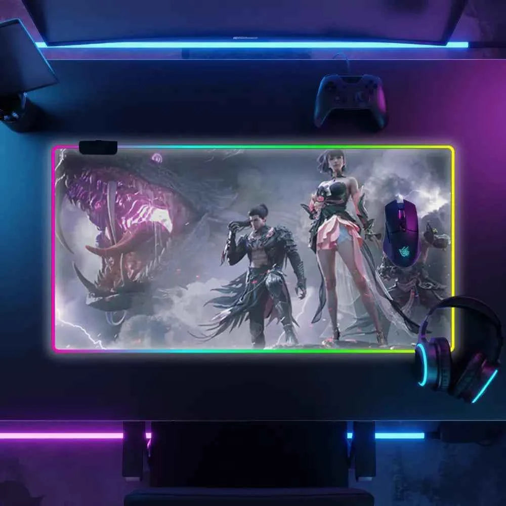 Tapis de souris rgb naraka bladepoint