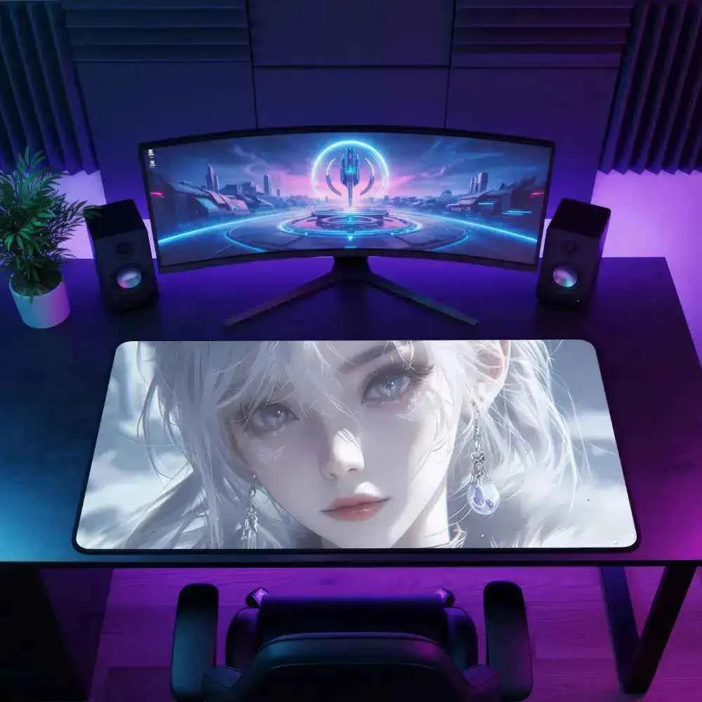 Tapis de souris seins sexy femme