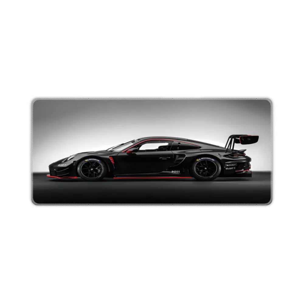 Grand tapis de souris gamer Porsche GT3 RS Noir
