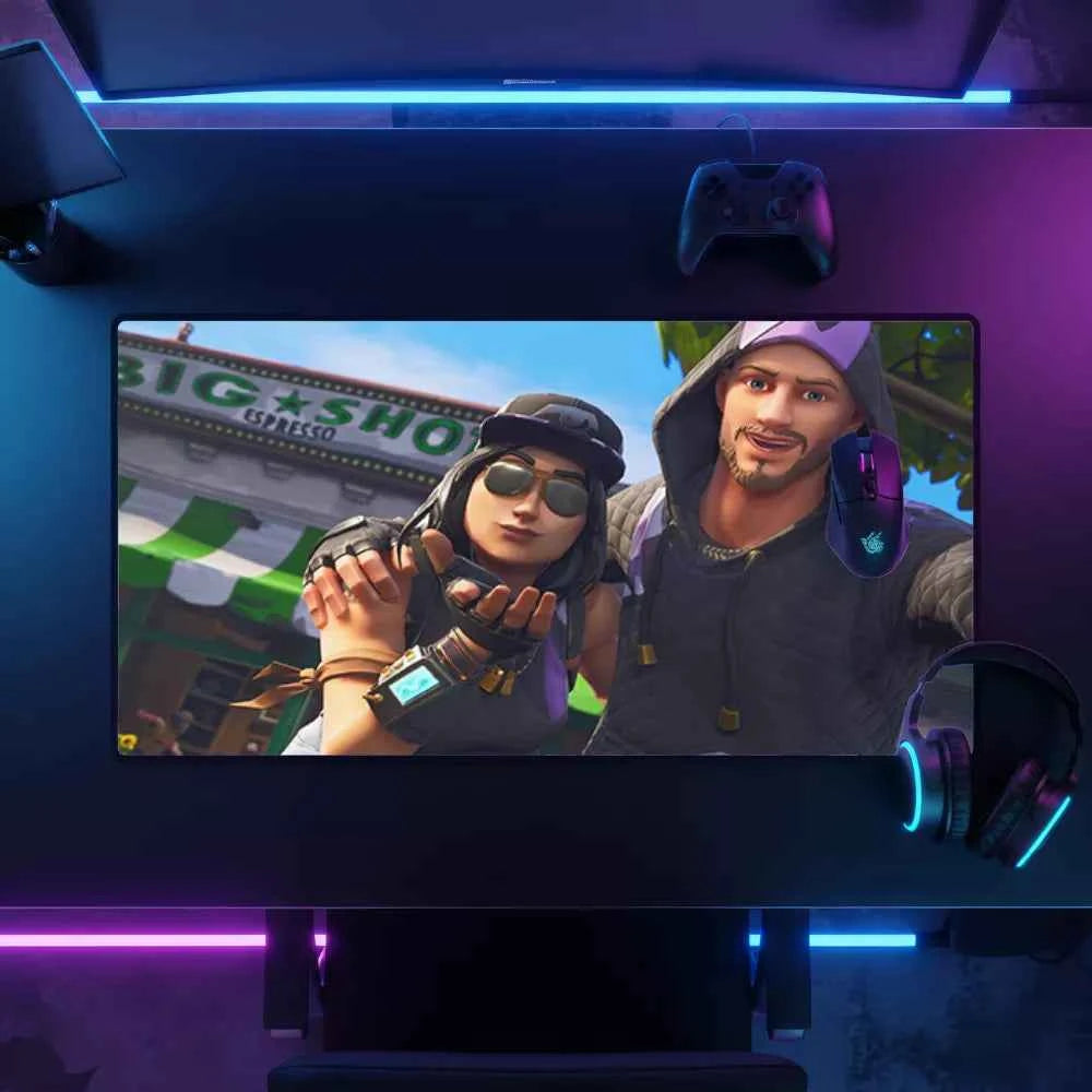 Tapis de souris XXXXL - Fortnite couple