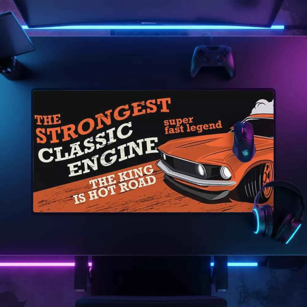 Tapis de souris XL - Vintage club rouge