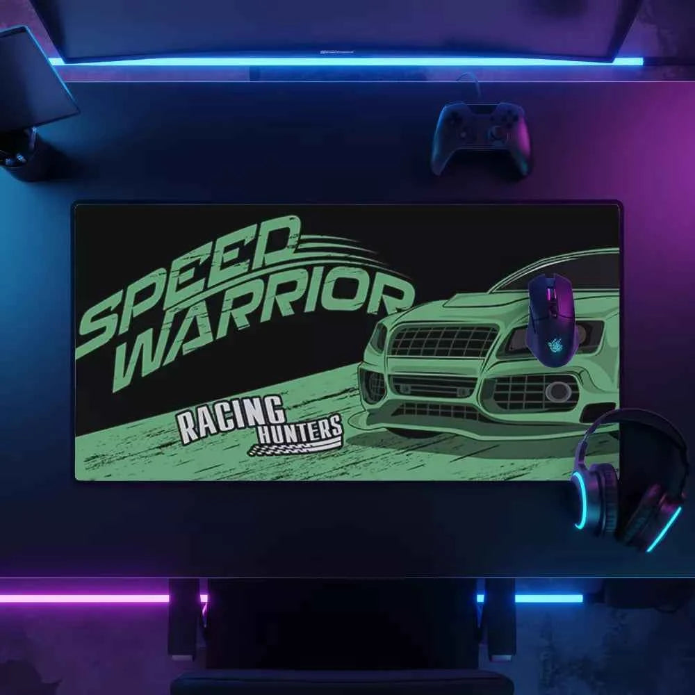 Tapis de souris XL - Voiture Speed Race vert