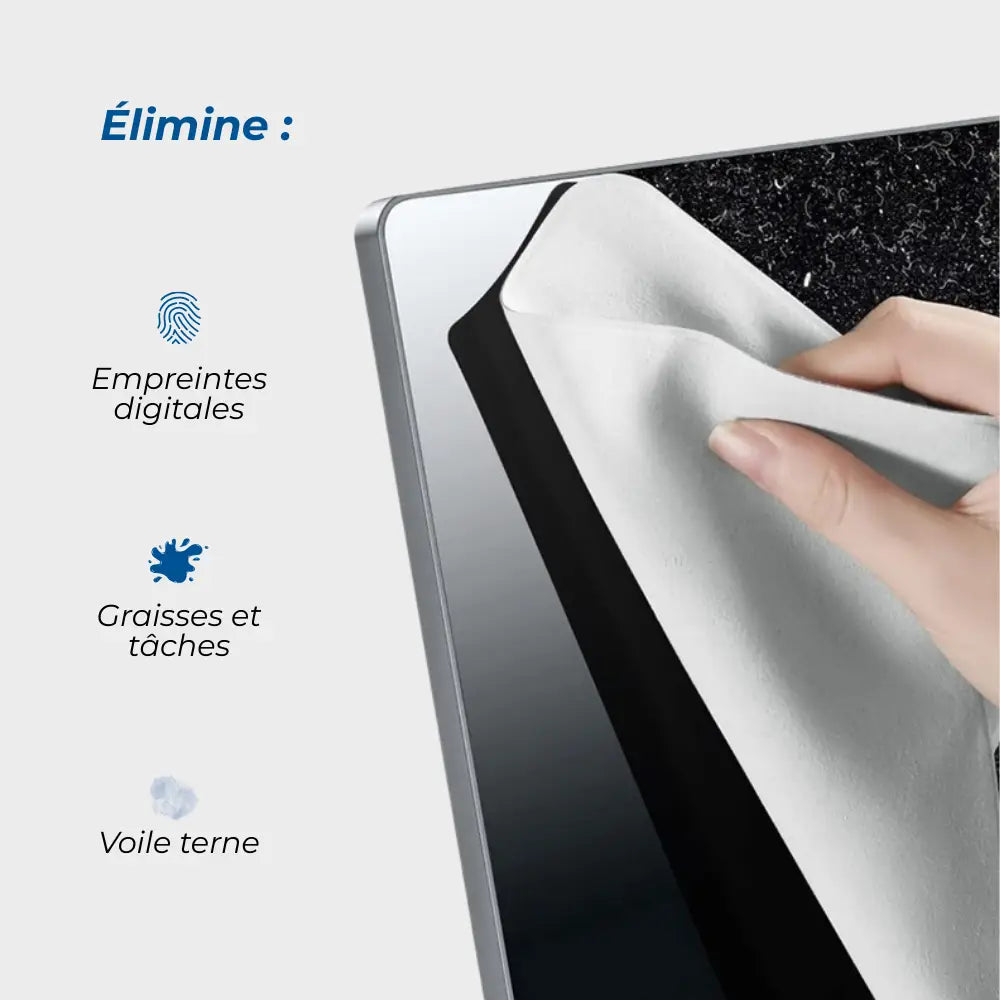 chiffon de nettoyage pour ordinateur elimine les traces