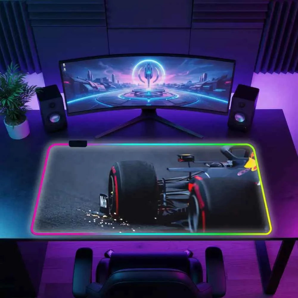 grand Tapis de souris xl rgb formule 1