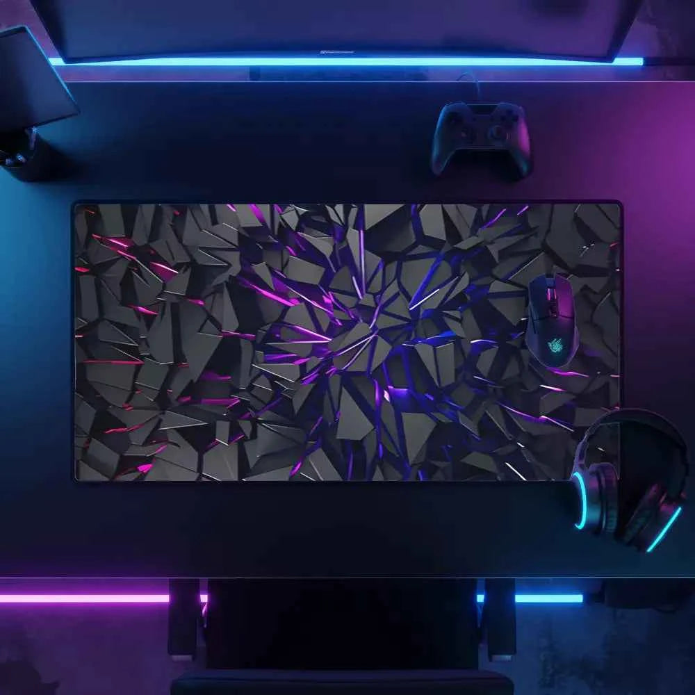 grand tapis de souris forme 3D V3