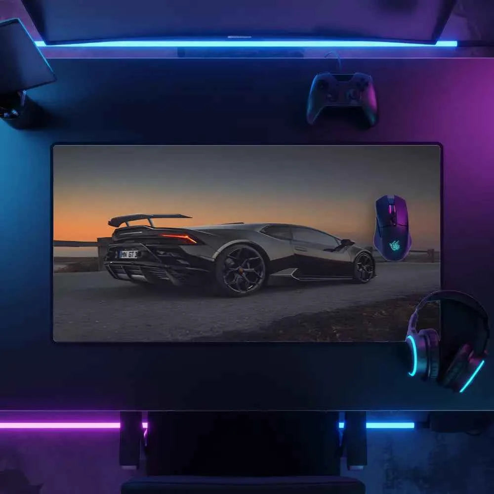 grand tapis de souris lamborghini